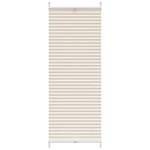 vidaXL Store plissé 40x125 cm Crème