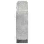 vidaXL Étagère murale gris béton 159x18x65 cm bois d'ingénierie
