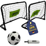 Best Sporting 11069 - 2 Mini-goal de football avec un ballon & une mini-pompe