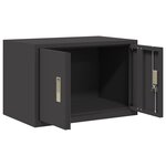 vidaXL Armoire de rangement Noir 60 x 40 x 40 cm Acier
