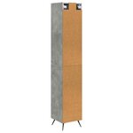 vidaXL Ensemble de Meubles 2 Pièces Gris béton Bois d'ingénierie