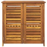 vidaXL Armoire de jardin Naturel 90 x 40 x 90cm Bois d'Acacia Massif