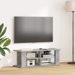 vidaXL Support de télévision Gris béton 96 x 35 x 33 5 cm