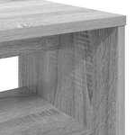 vidaXL Meuble TV Gris Sonoma 100 x 35 x 40 cm Bois d'ingénierie