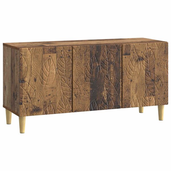 vidaXL Meuble TV 99 x 34 5 x 50 cm Bois ancien Bois d'ingénierie