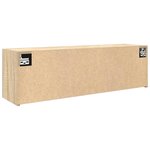 vidaXL Armoire murale de bain chêne sonoma 100x25x30cm bois ingénierie