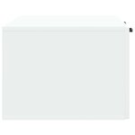vidaXL Meuble TV mural Blanc 78 5 x 41 x 30 cm Bois d'ingénierie