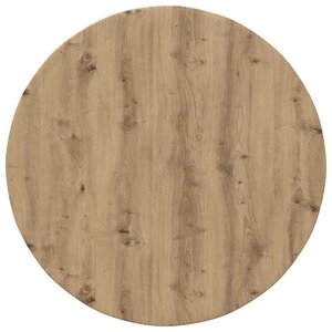 vidaXL Plateau de table chêne artisanal 80 x 80 x 1.5 cm