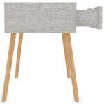 vidaXL Tables de chevet 2 Pièces Gris béton 40x40x56 cm Bois d'ingénierie