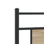 vidaXL Cadre de lit sans matelas chêne sonoma 100x190 cm