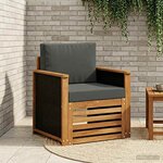vidaXL Sofa de milieu extérieur Naturel