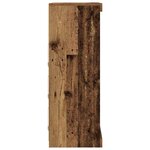 vidaXL Buffet LED Bois ancien 60 5 x 37 x 100 cm Bois d'ingénierie