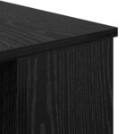 vidaXL Bureau Chêne noir 140 x 50 x 75 cm Bois d'ingénierie