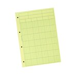 Bloc Audit de Contrôle comptable, 6 colonnes, 70 feuillets - 21 x 29,7 cm - A4  (paquet 5 unités)