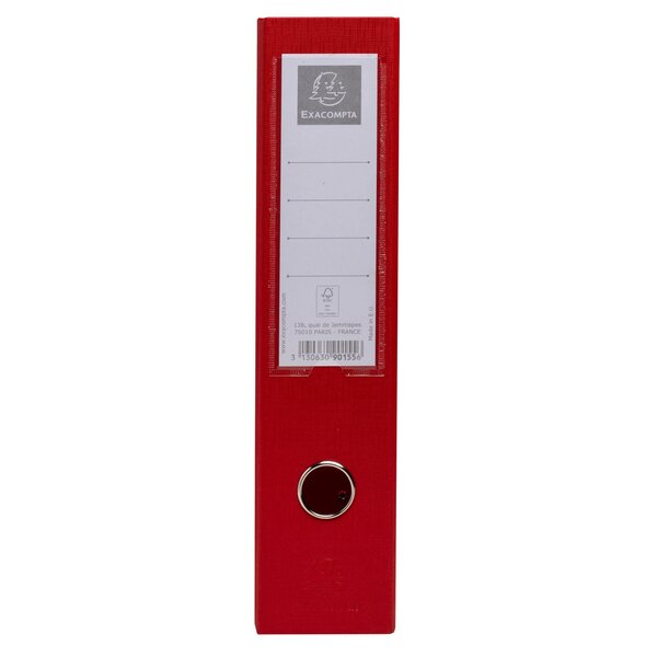 Porte-revues Pp - Dos 70mm - Livrés À Plat - 23x31cm - Rouge - X 10 - Exacompta