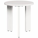 vidaXL Table basse 3 Pièces Blanc Bois massif en pin