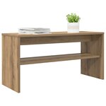 vidaXL Meuble TV Chêne artisanal 80 x 30 x 40 cm Bois d'ingénierie