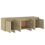 vidaXL Meuble TV chêne sonoma 120x30x40 5 cm bois d'ingénierie