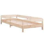 vidaXL Lit empilable sans matelas 90x190 cm bois de pin massif