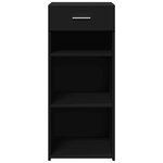 vidaXL Buffet noir 40x42 5x93 cm bois d'ingénierie
