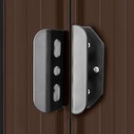 vidaXL Abri de jardin 257x298x178 cm Métal Marron