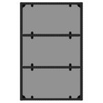 vidaXL Salon de jardin 6 Pièces avec coussins Noir Résine tressée