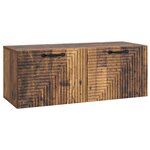 vidaXL Meuble TV mural Bois ancien 78 5 x 31 x 30 cm Bois d'ingénierie