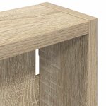 vidaXL Armoire murale de salle de bain Chêne Sonoma 20 x 10 x 60 5 cm
