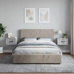 vidaXL Cabinet de chevet mural 2 pc Sonoma gris 34 5 x 33 x 20 cm