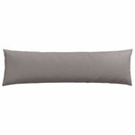 vidaXL Coussins de canapé 2 Pièces Taupe 145 x 40 cm tissu