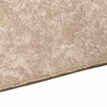 vidaXL Coureur de Tapis MARSA Beige 50 x 400 cm Polyester et PVC