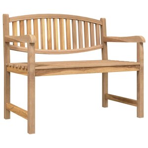 vidaXL Banc de jardin 114x59x87 cm bois de teck solide