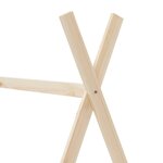vidaXL Cadre de lit d'enfant Bois de pin massif 70x140 cm