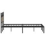 vidaXL Cadre de lit sans matelas chêne sonoma 137x190 cm
