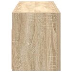 vidaXL Armoire murale de bain chêne sonoma 80x25x30 cm bois ingénierie