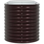 vidaXL Jardinière surélevée Marron 240 x 80 x 81 cm Acier