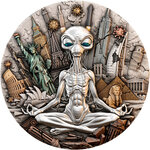Monnaie DARKEST HOUR 2 Oz Argent 5$ Niue 2026