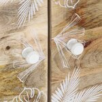 vidaXL Table basse 80x50x40 cm bois de manguier massif