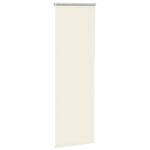 vidaXL Store enrouleur occultant blanc cassé 40x175cm largeur du tissu