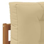 vidaXL Ensemble de canapés d'extérieur 8 pc Naturel et Beige