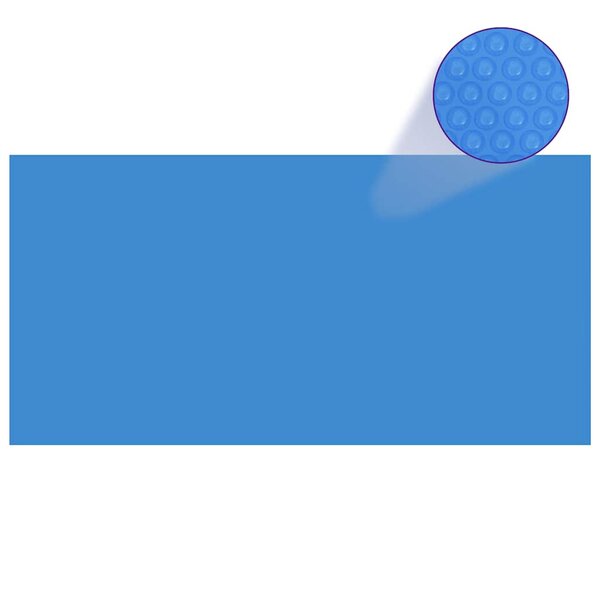 vidaXL Bâche de piscine rectangulaire 549 x 274 cm PE Bleu