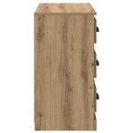 vidaXL Buffet Chêne artisanal 70 x 35 5 x 67 5 cm Bois d'ingénierie
