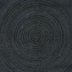 vidaXL Tapis de surface Carré Gris foncé 200 x 200 cm Jute