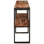 vidaXL Table console 160x33x75 cm en bois massif récupéré