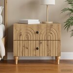 vidaXL Cabinet de chevet Chêne artisanal 62 x 34 5 x 48 cm