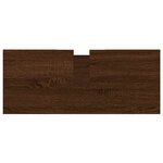 vidaXL Armoire salle de bain chêne marron 80x33x60cm bois d'ingénierie