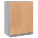 vidaXL Garde-robe sonoma gris 77x48x102 cm bois d'ingénierie