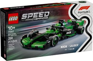 LEGO Speed Champions - Modèle de F1 KICK Sauber Team C44 - 77247 : Construisez et Exposez Votre Voiture de Course