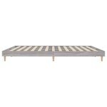 vidaXL Cadre de lit sonoma gris 200x200 cm bois d'ingénierie