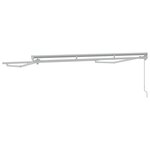 vidaXL Cadre de auvent Blanc 3 x 2 m